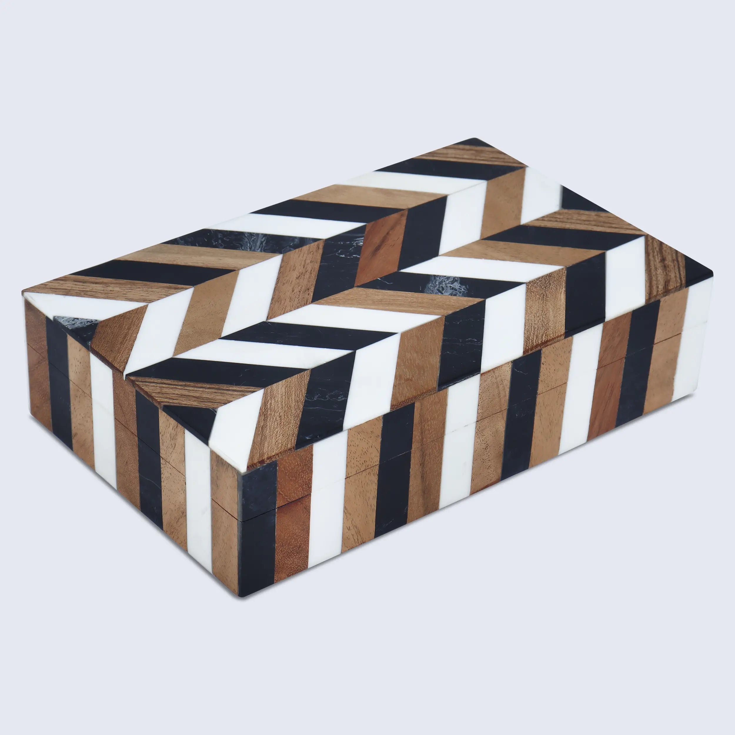 Marquet Cosmo Wood & Resin Inlay Decorative Boxes