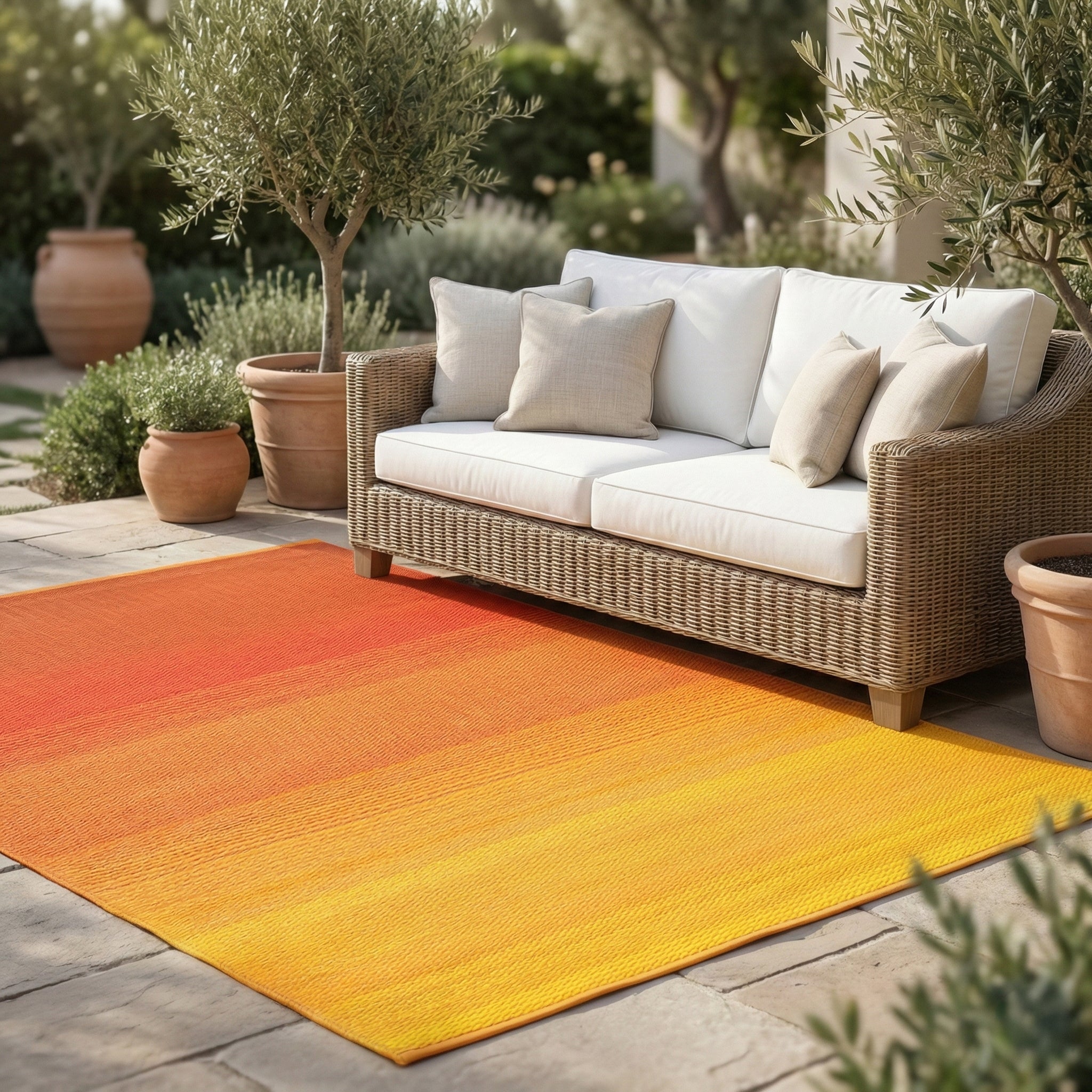Big Sur - Sunset Outdoor Rug for Patio