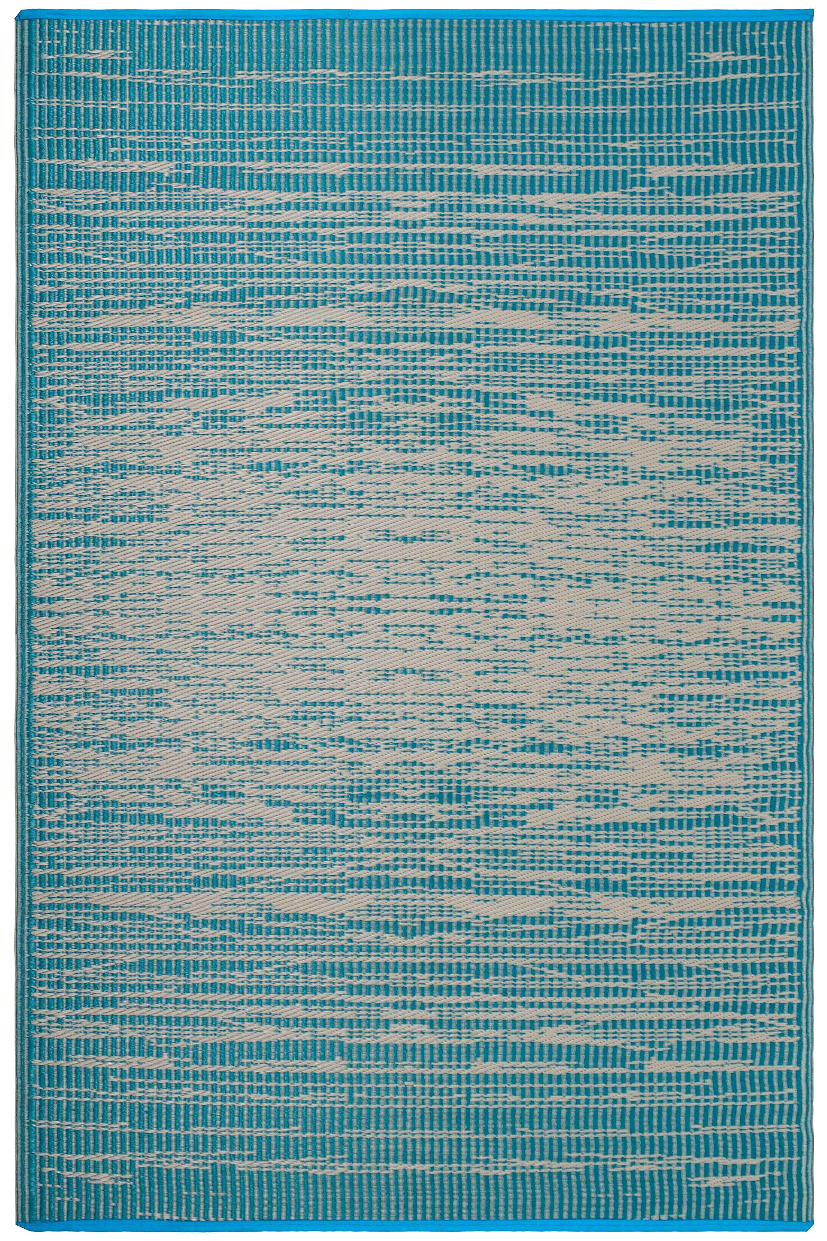 (SALE) Brooklyn - Teal Reversible Outdoor Rug