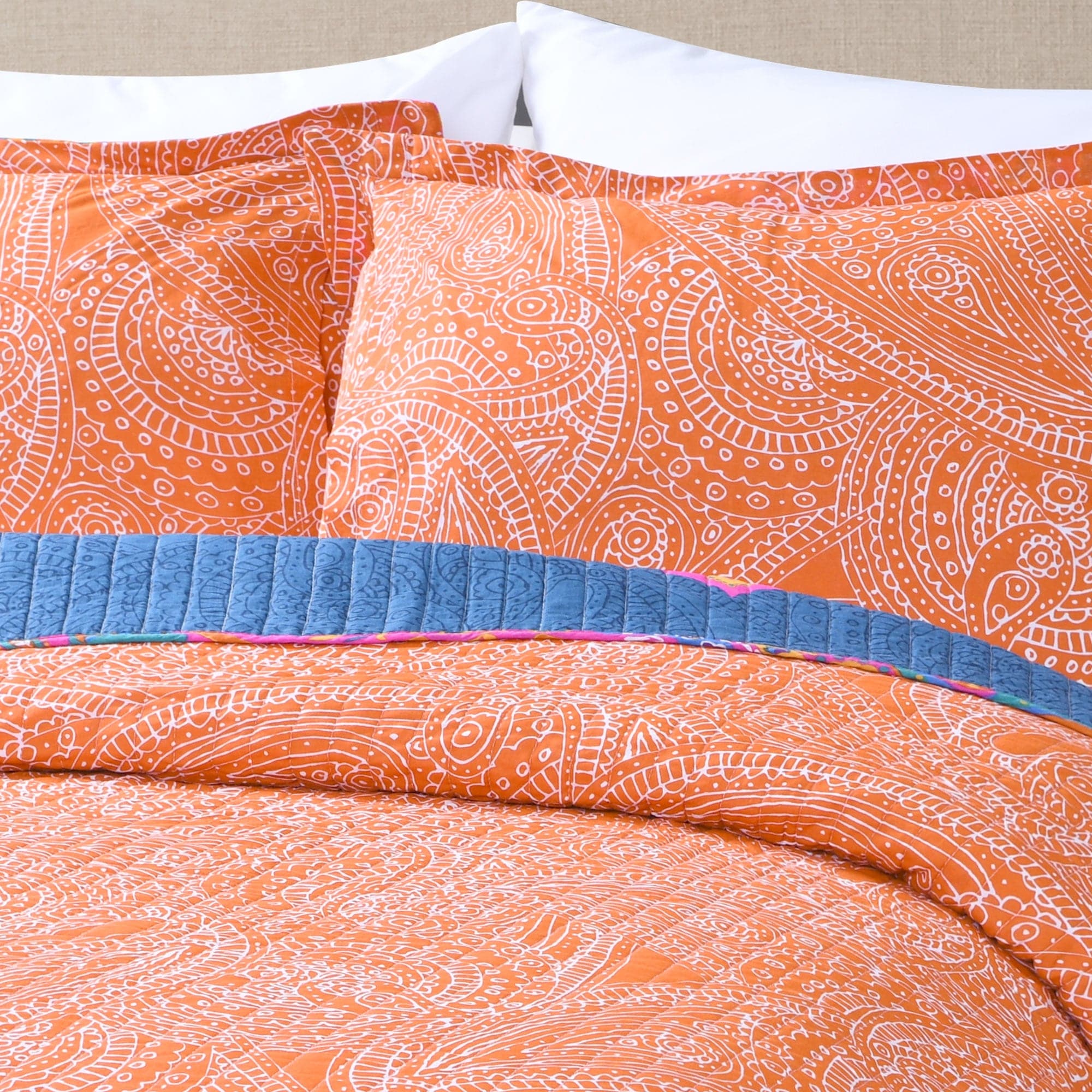 Boho Chic Reversible Quilt Sets - 2 Colors
