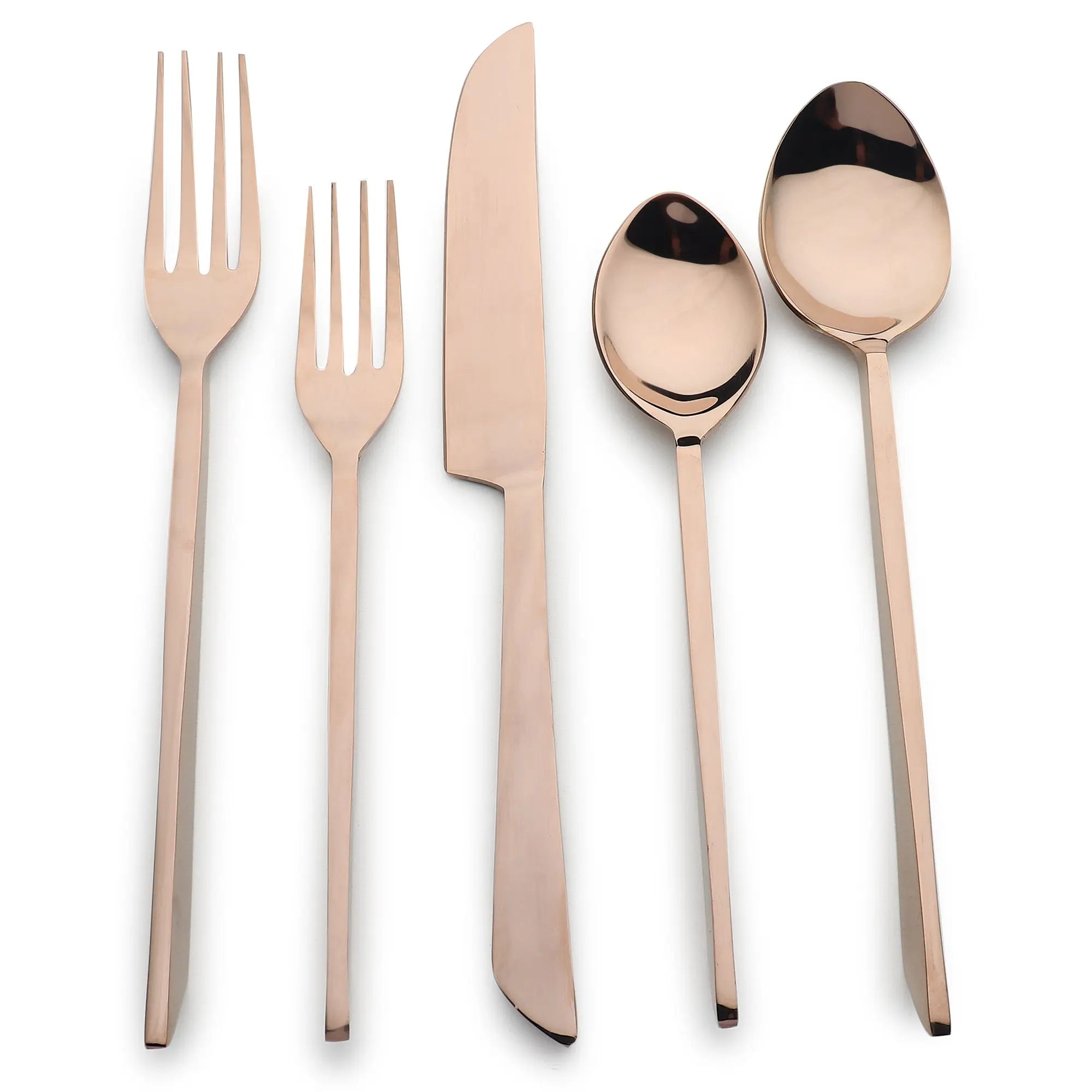 Fairfax 5 Pc. Flatware Set in Bronze or Gold
