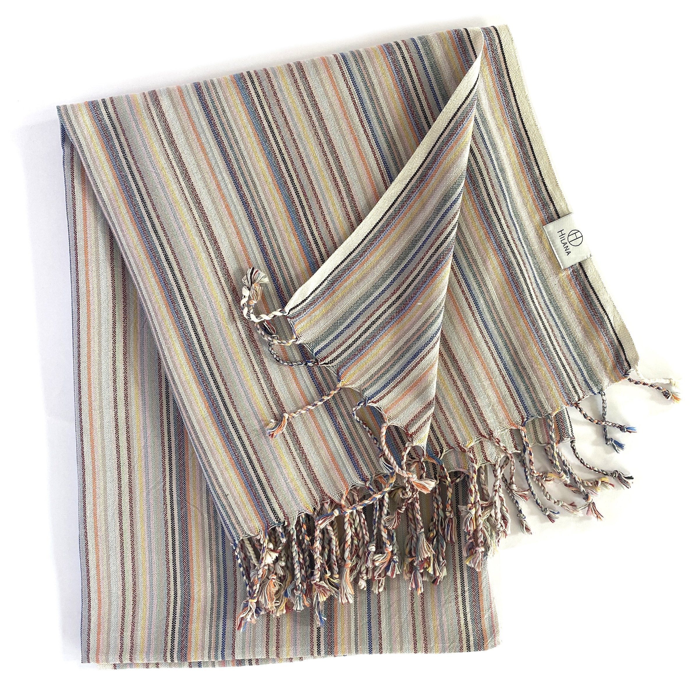 Casablanca Handwoven Turkish Towel - Beige