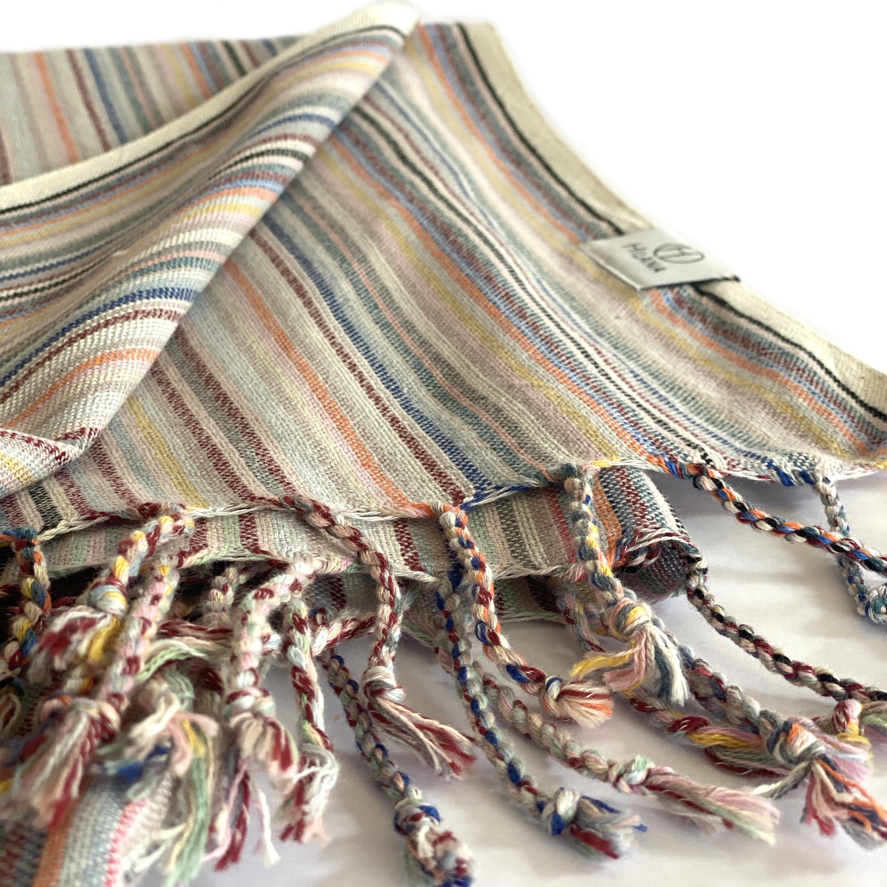 Casablanca Handwoven Turkish Towel - Beige
