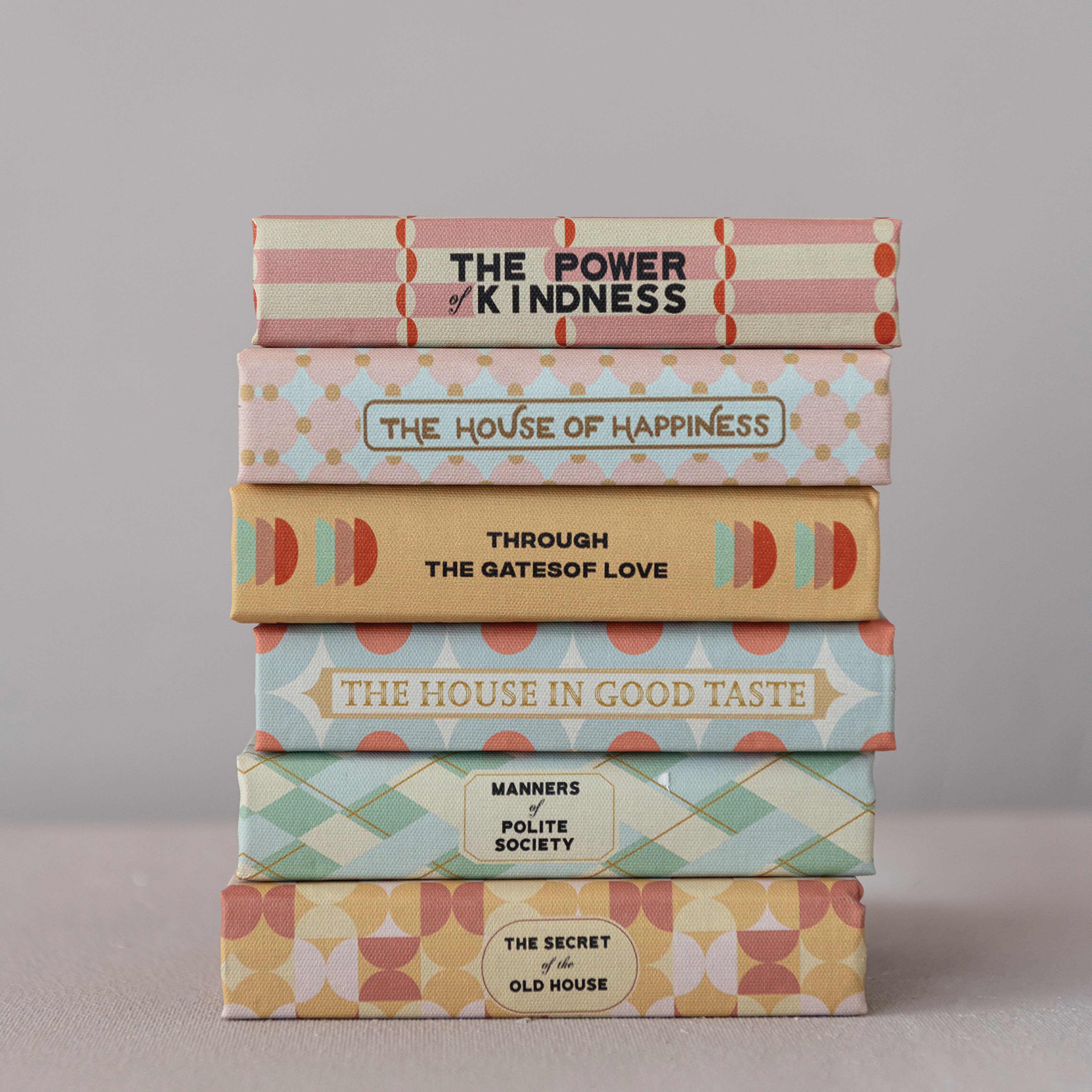 Mid-Century Retro Storage Book Boxes