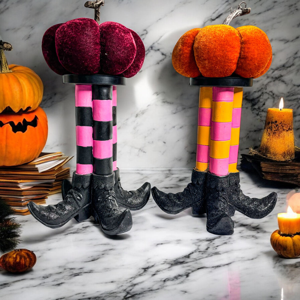 Wicked Witch Candle Holders