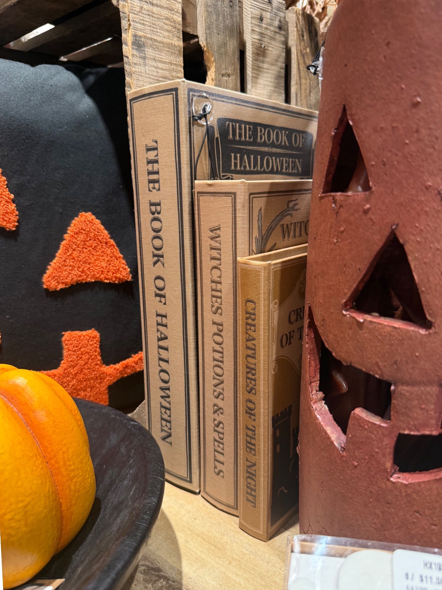 Halloween Linen Book Storage Box