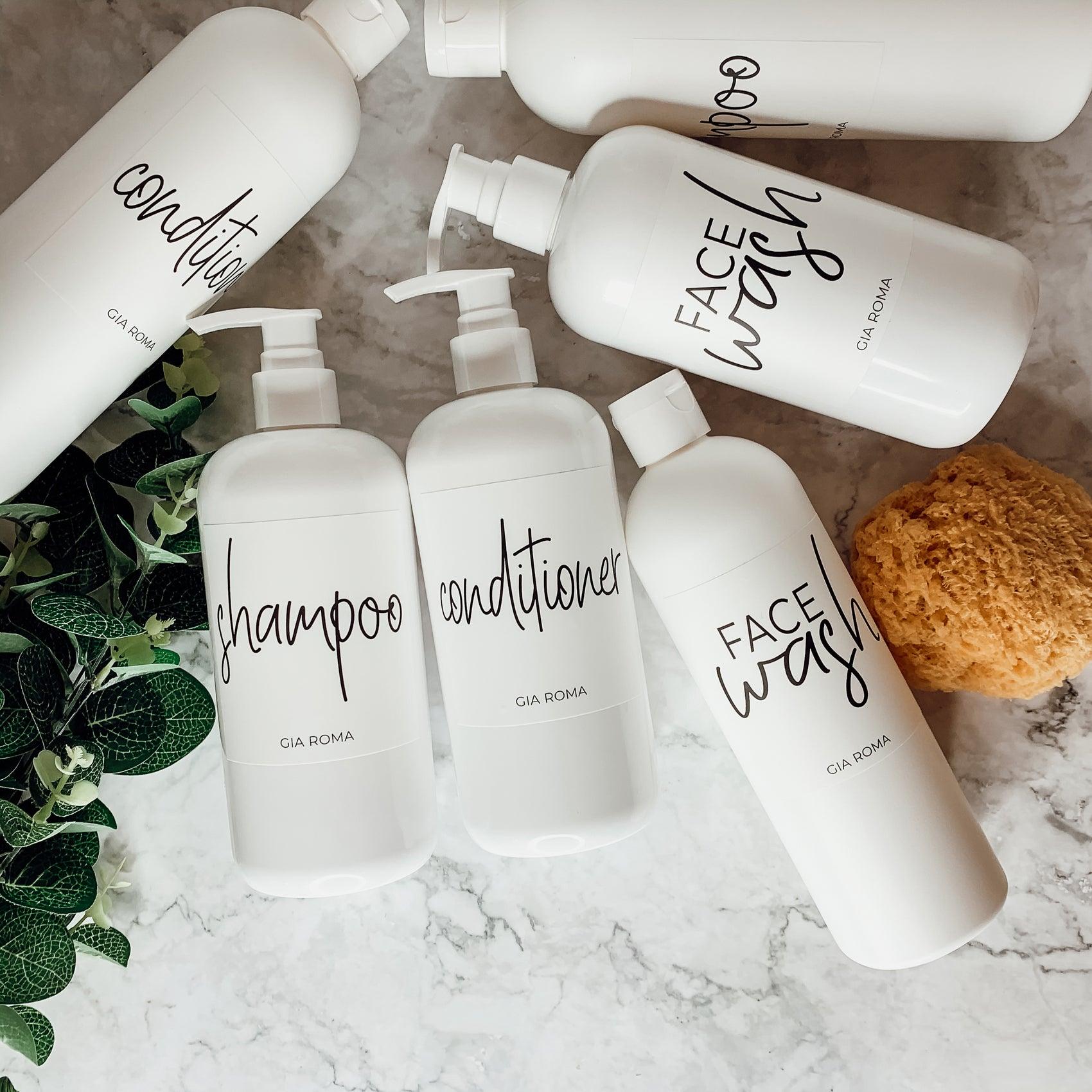 16oz Plastic Bottles - White|White Label
