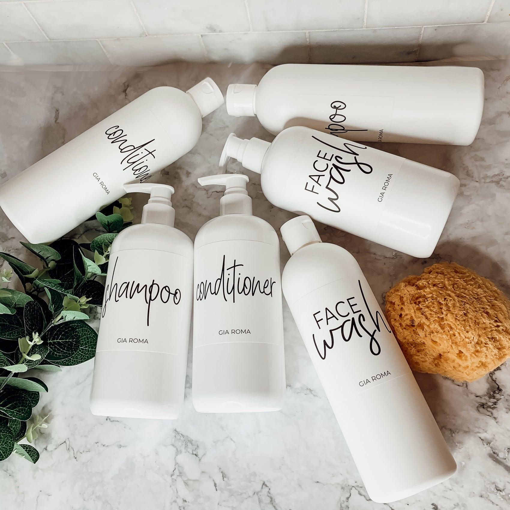 16oz Plastic Bottles - White|White Label