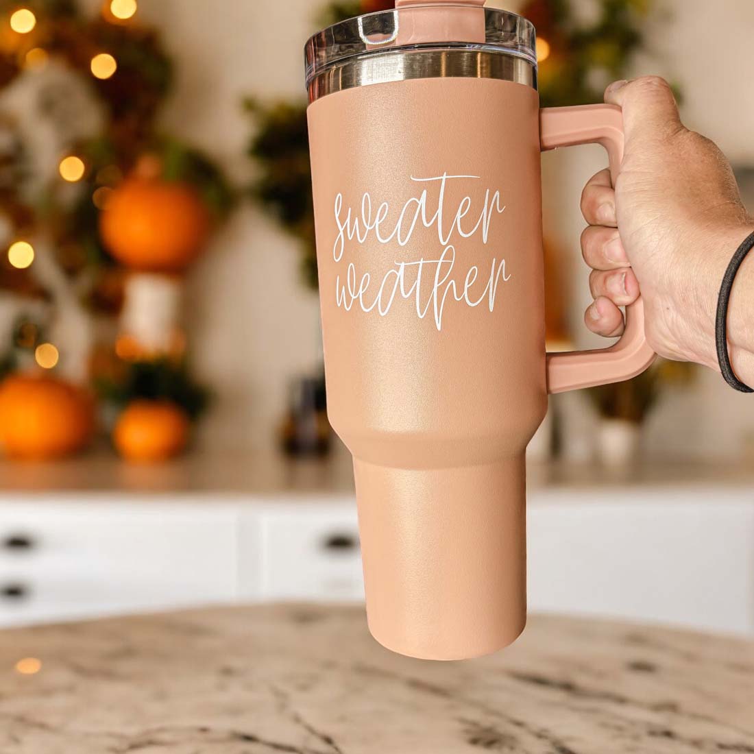 Sweater Weather 40oz Insulated Tumbler
