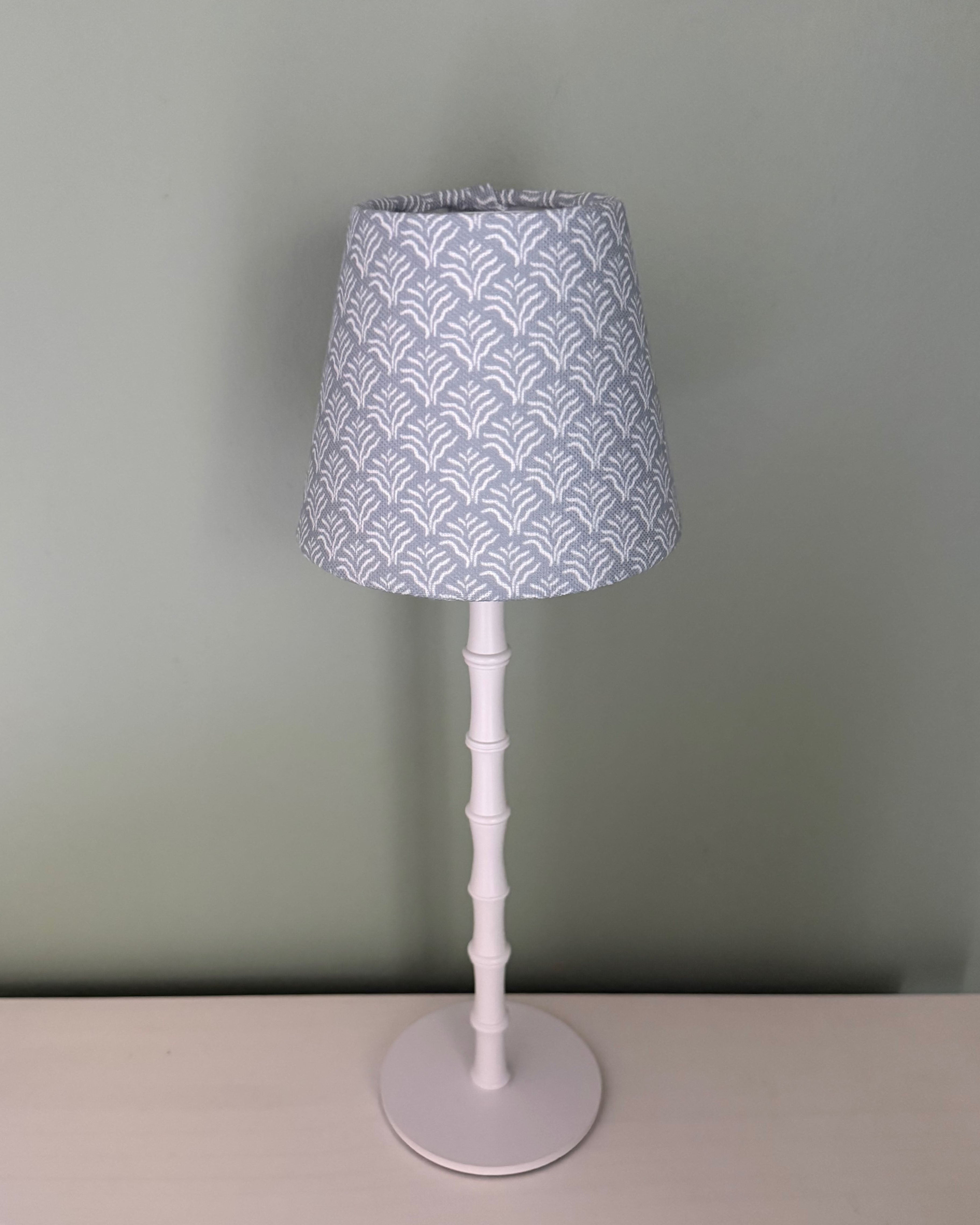Petite Lottie Shade for Cordless LED Lamps - Light Blue