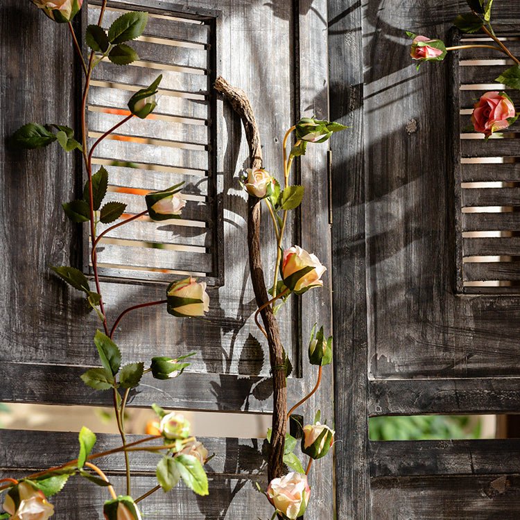 Artificial Silk Rose Vine - 55"