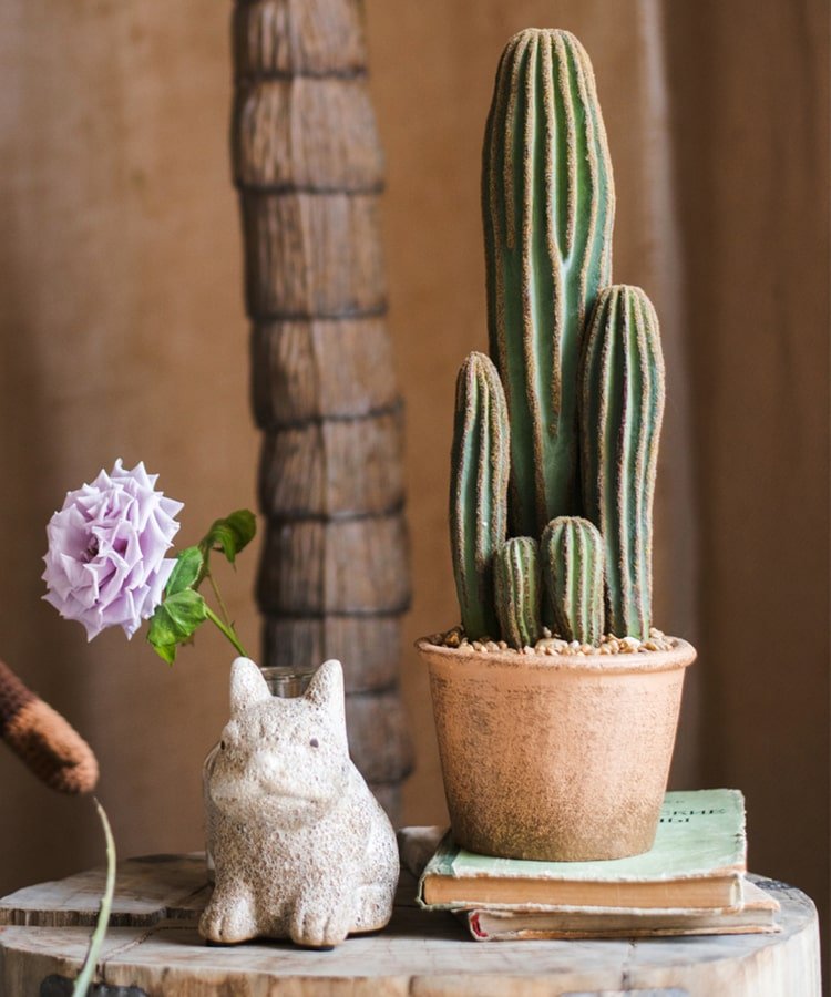Artificial Potted Cactus