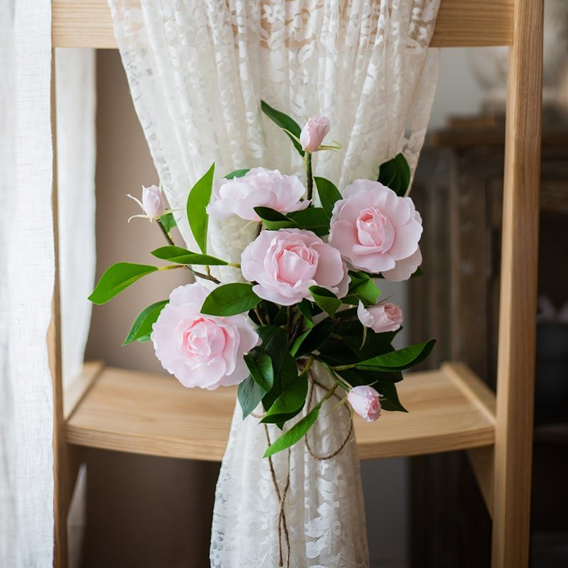 Faux Silk Gardenia Flower Stem - 22"
