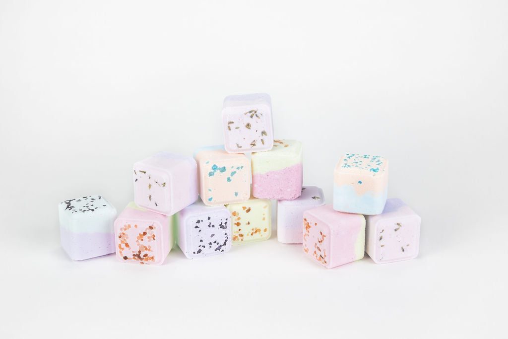 Mixed Scents Shower Steamers Gift Set - 5 Big Fizzies, Cheer Up Package