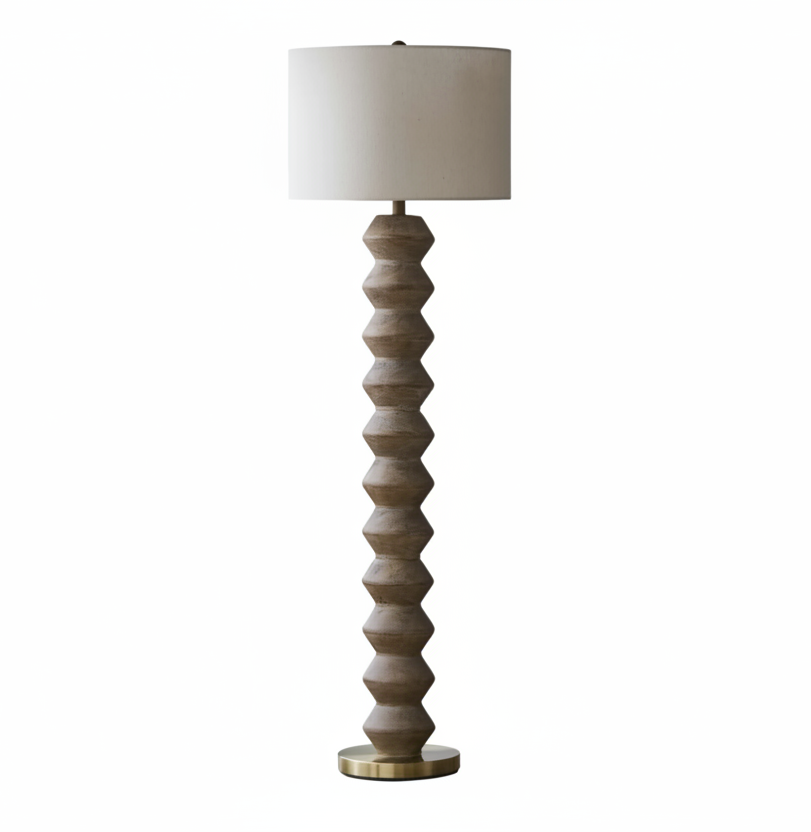 Matozinhos Dark Brown Floor Lamp