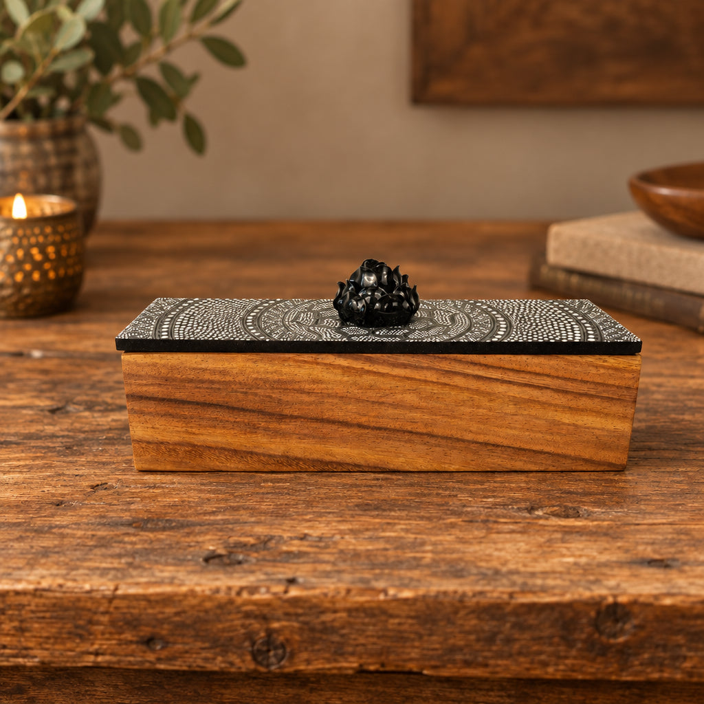 Blossom Handpainted Tea Boxes - 5 Colors