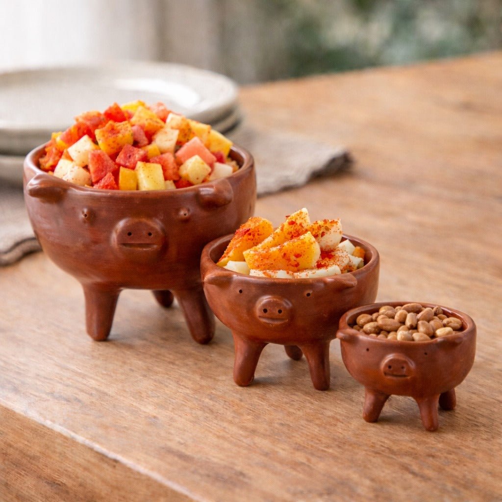 Oink & Clay Bowl Set - 3 Piece