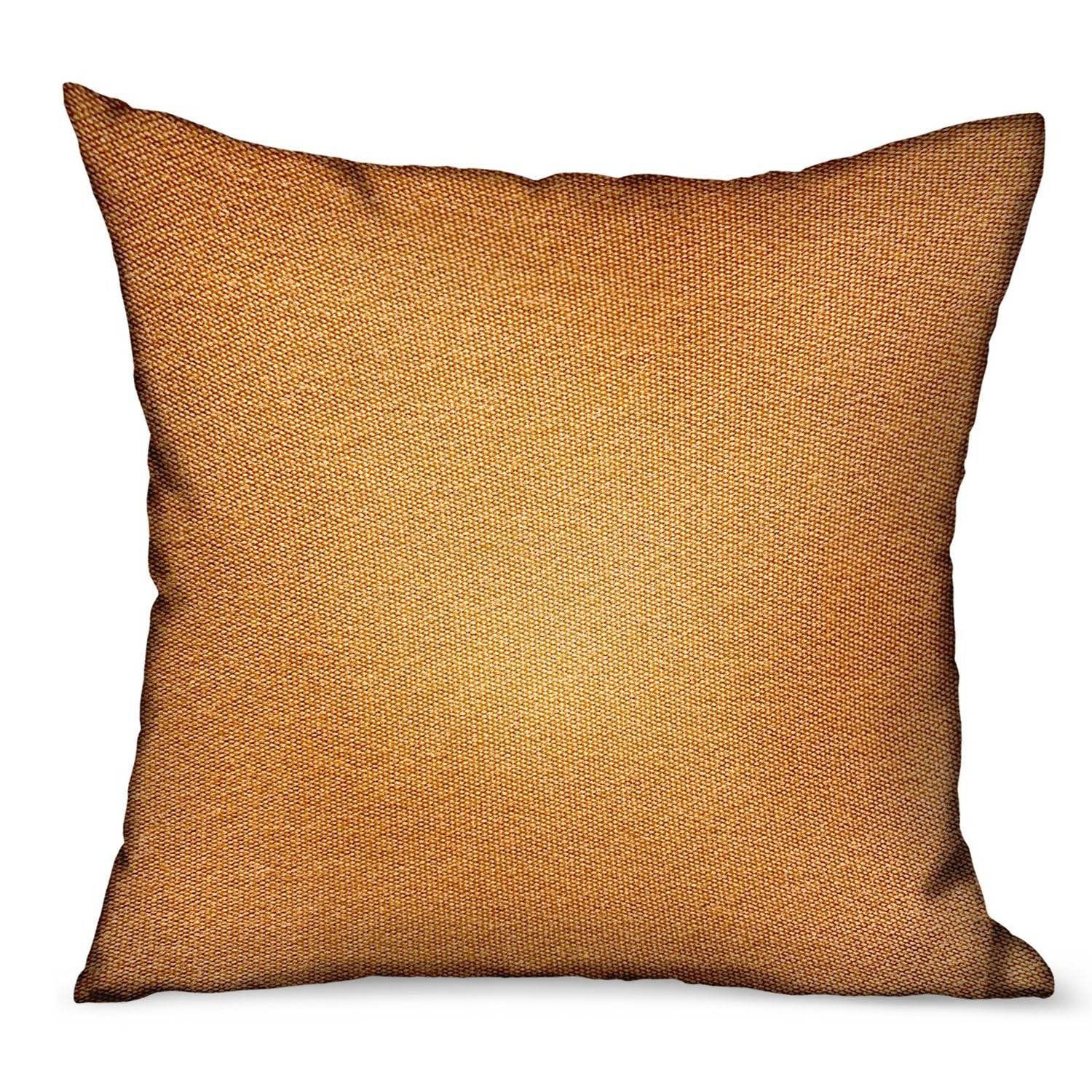 Burnt Sienna Solid Luxury Outdoor/Indoor Throw Pillow