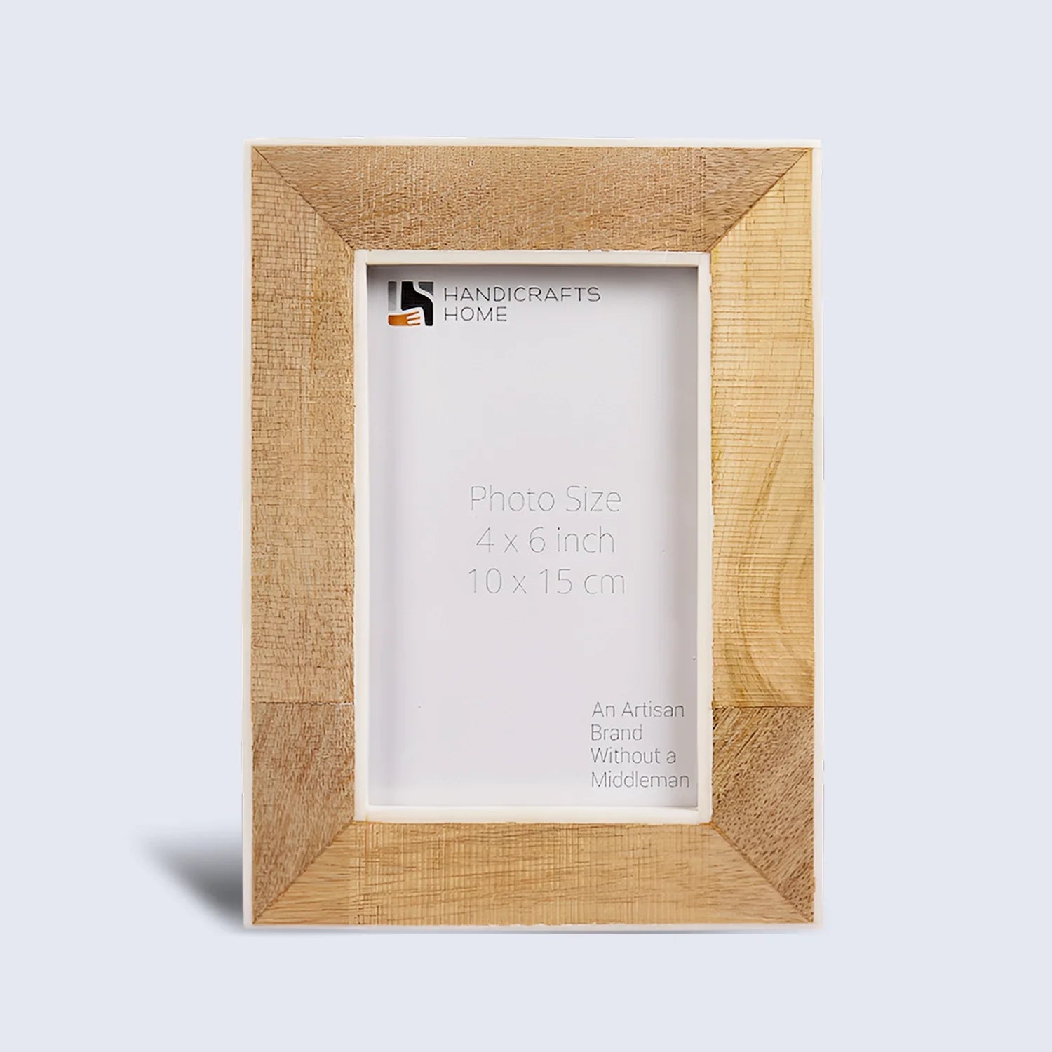 Handmade Wood/Bone Inlay Picture Frame