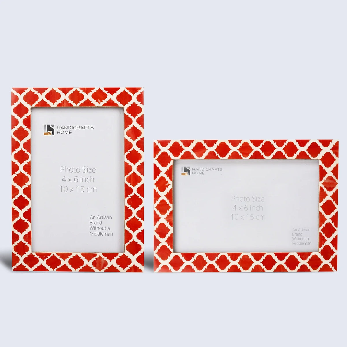Casablanca Pimienta Resin Inlay Picture Frame Set 2