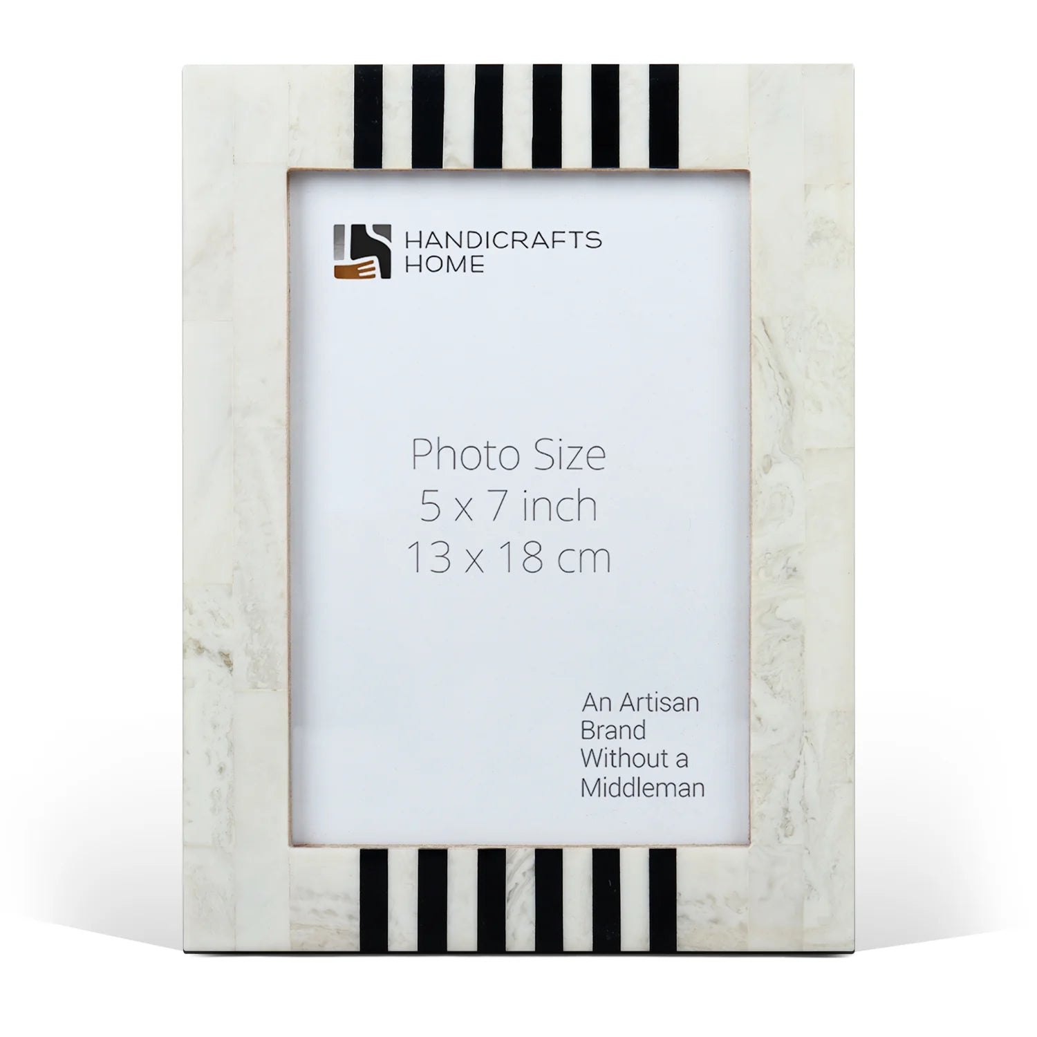 Contour Alto Pattern Resin Inlay - White & Black