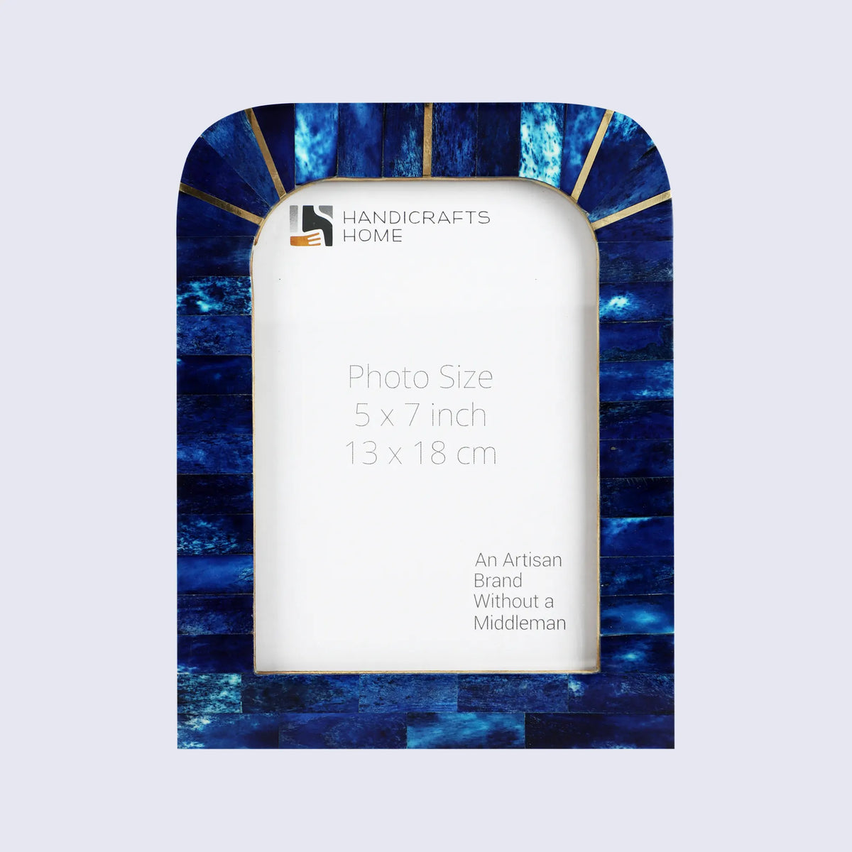 Palace Well Collection Bone Inlay Frame - Blue