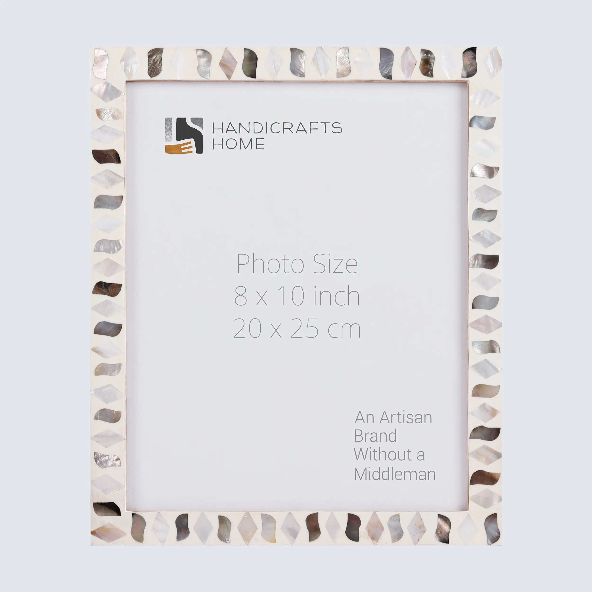 Fossil Pattern Mother of Pearl Handcrafted Resin Inlay Picture Frames