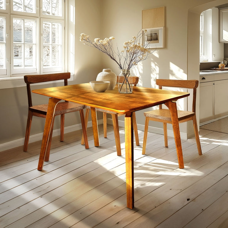 Verve 48" Solid Acacia Wood Dining Table - 2 Colors