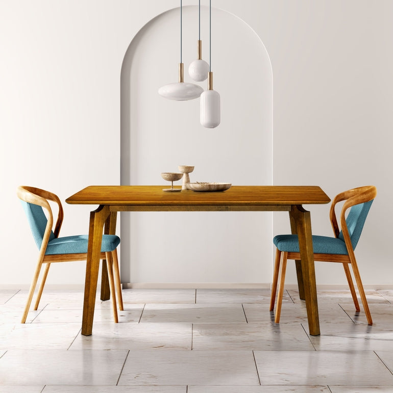 Verve 48" Solid Acacia Wood Dining Table - 2 Colors