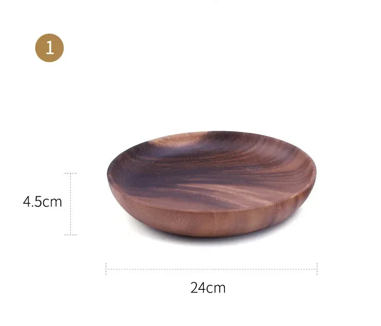 Acacia Wood Salad Bowls - Multiple Sizes