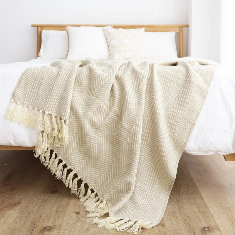Super Soft Fringe Throw - 4 Colors