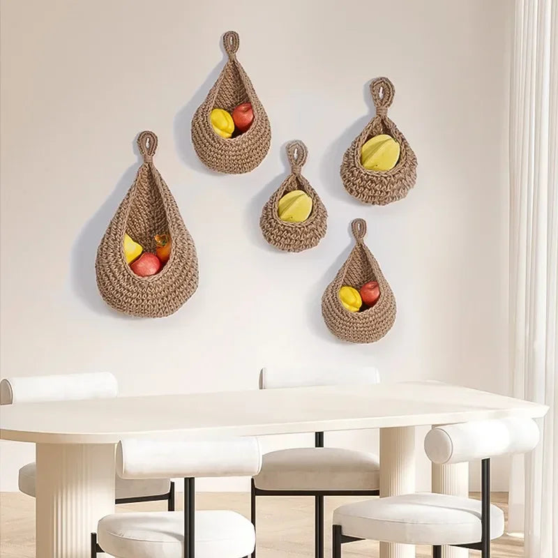 Handwoven Hanging Baskets