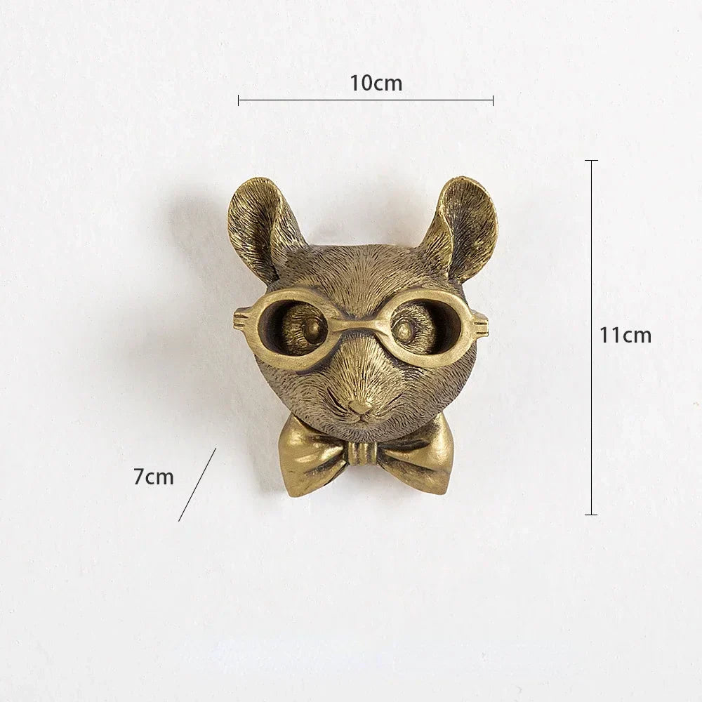 Antique Bronze Resin Animal Pendants