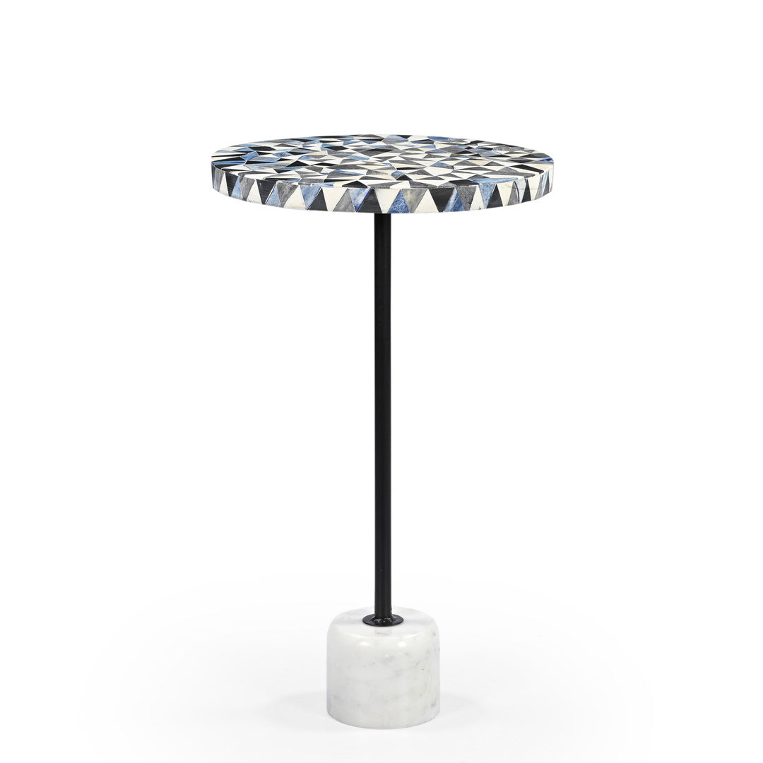 Sao Tome Martini Table With Bone Inlay