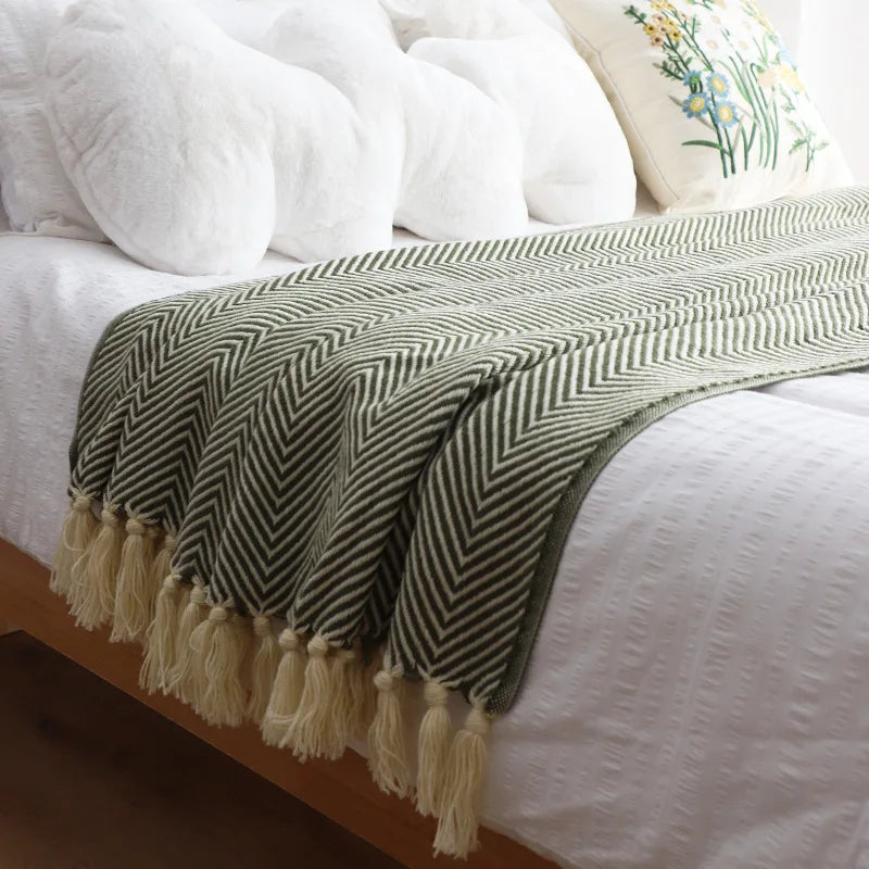 Super Soft Fringe Throw - 4 Colors