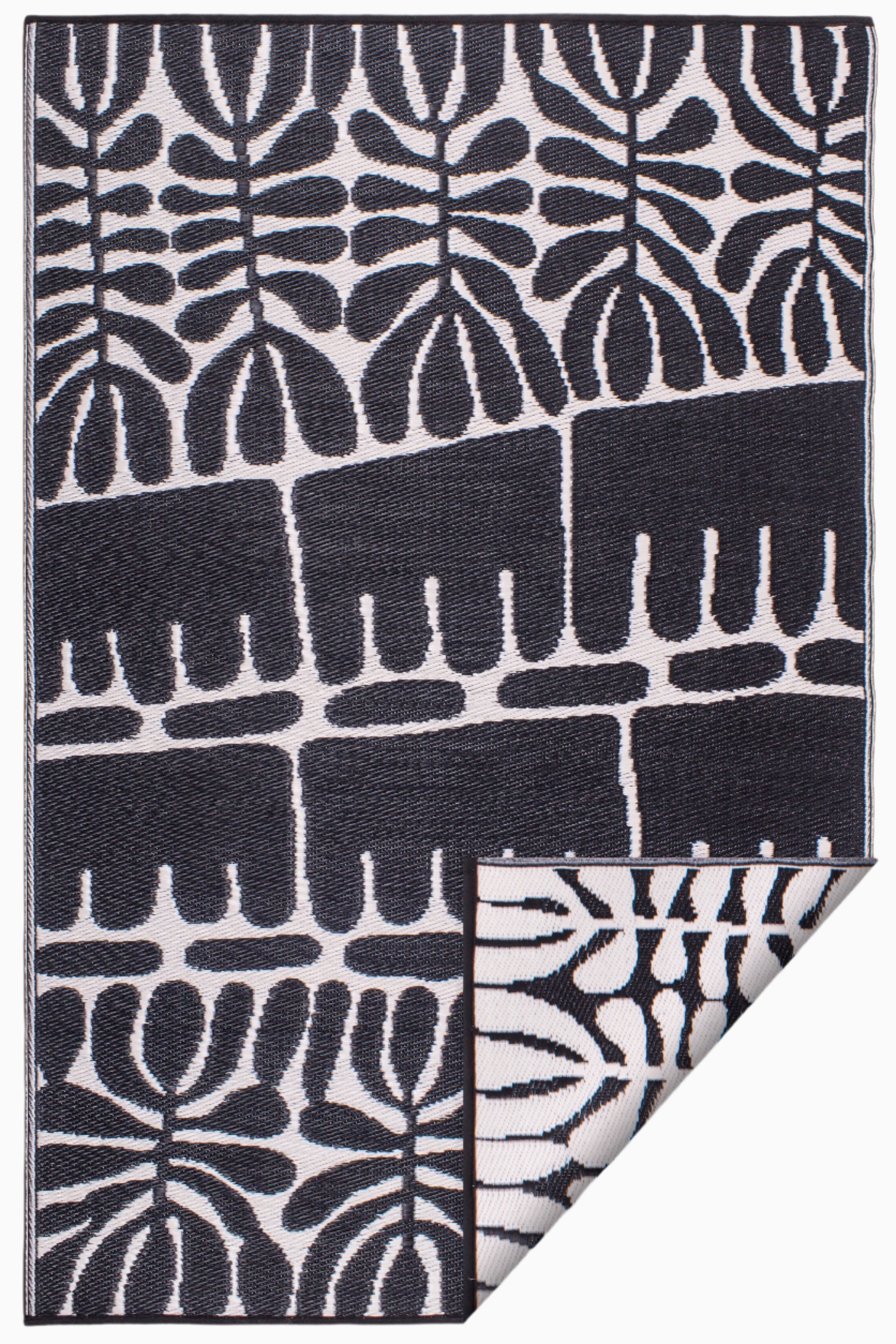 Serowe - Black & White Reversible Outdoor Rug