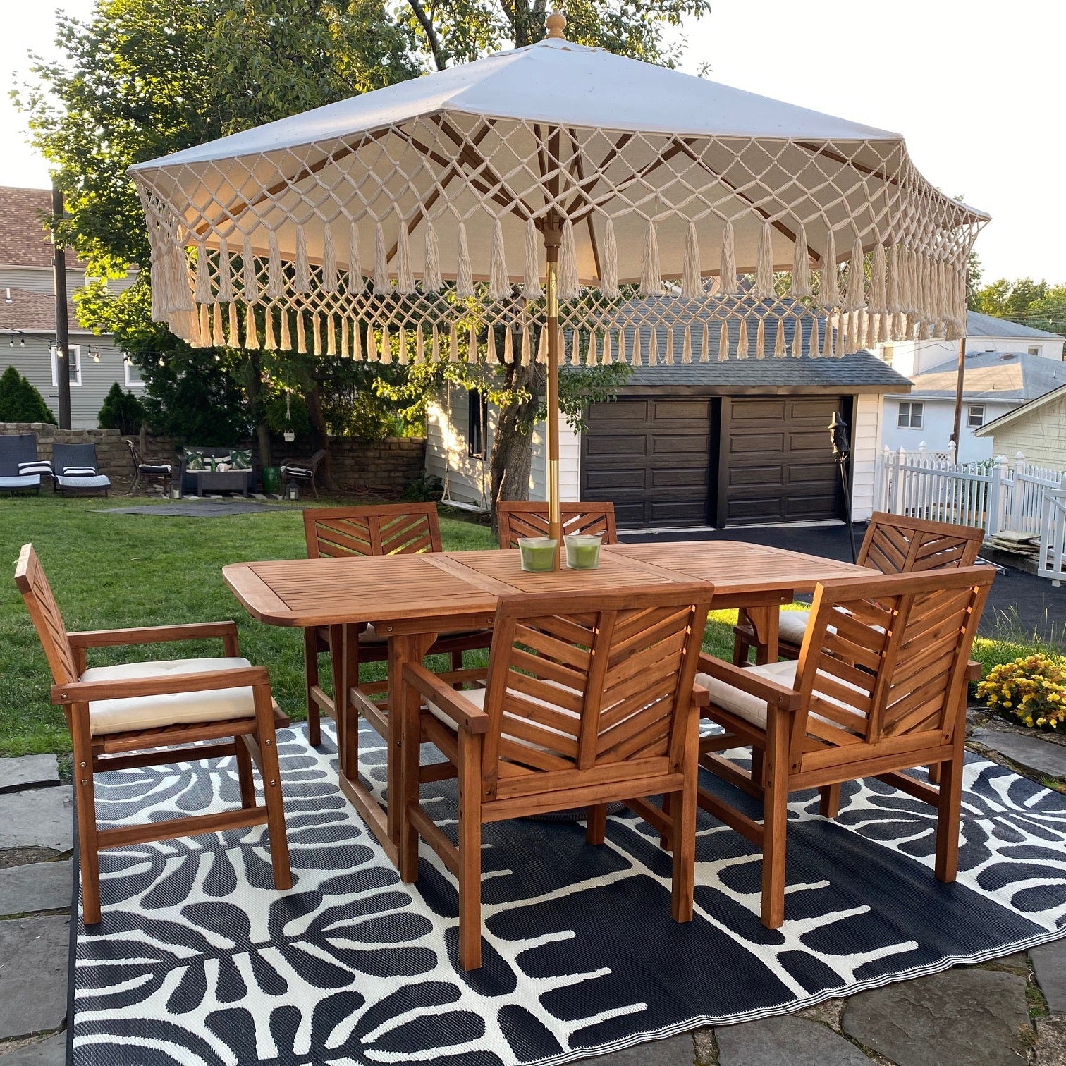 Serowe - Black & White Reversible Outdoor Rug
