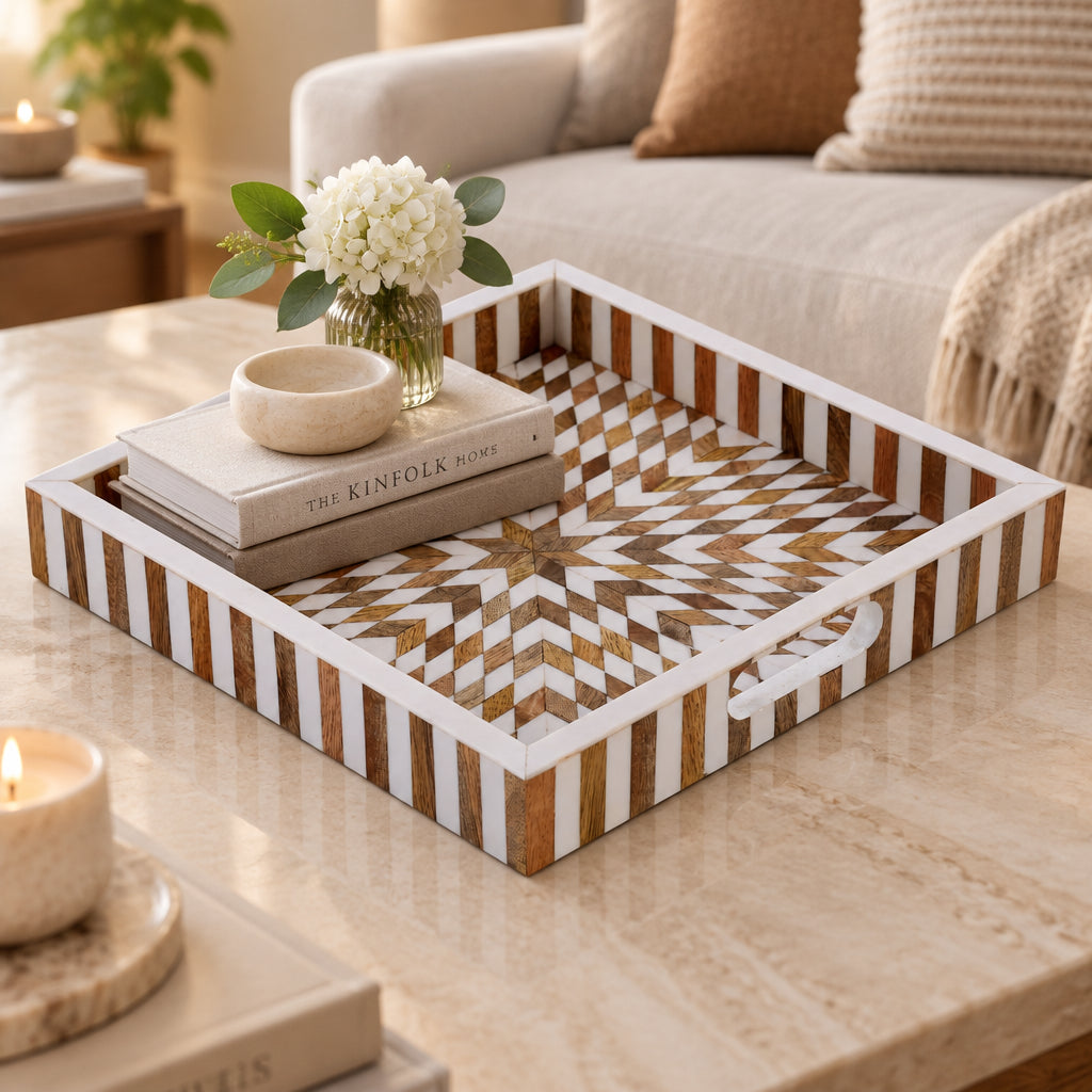 Handmade Estrella Vida Decorative Tray