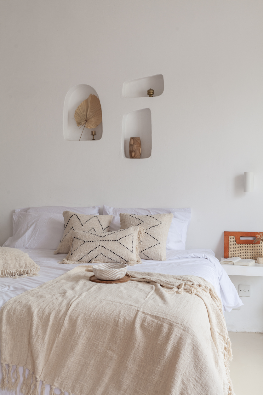 Gaia Hand Stitched Cotton Pillow Covers