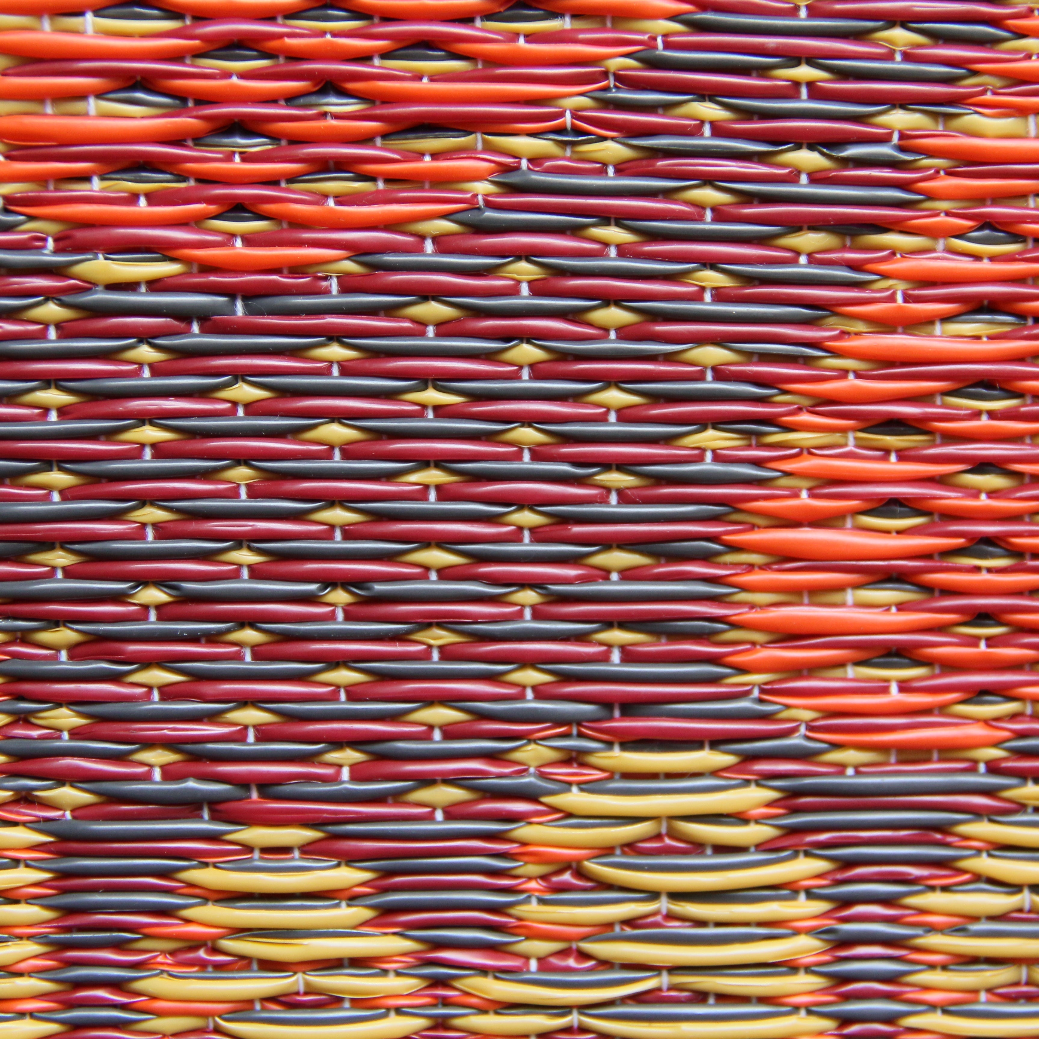 Daisy Orange/Rust Reversible Outdoor Mat