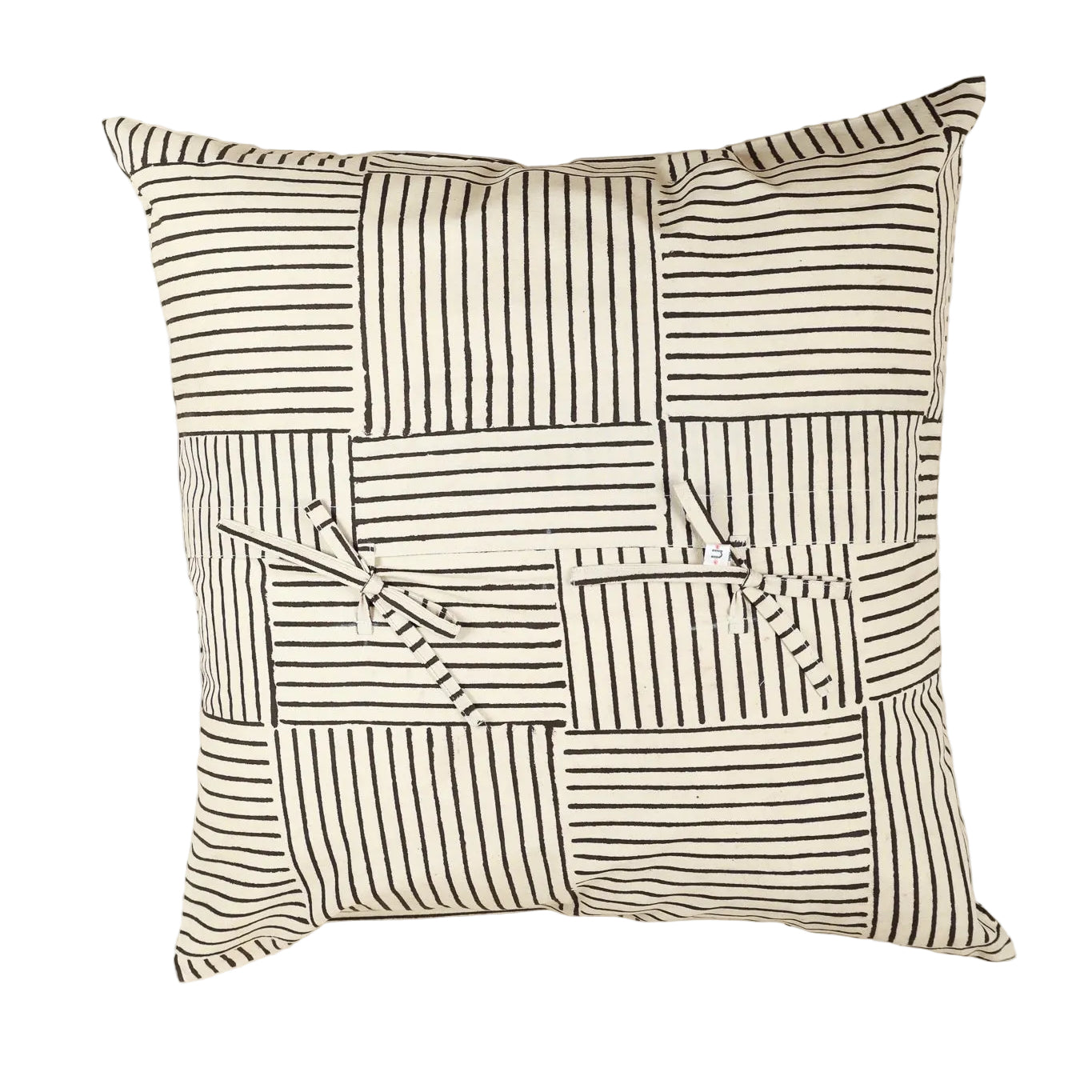 Desert Dunes Hand Block Print Pillow