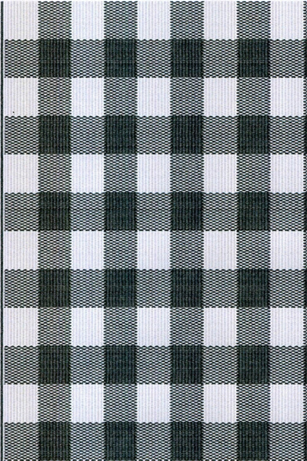 Buffalo Plaid Black & White Outdoor Mat