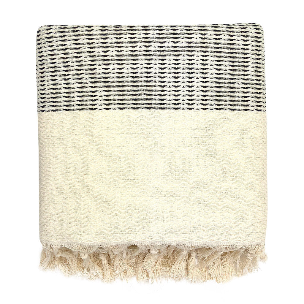 Plush Wavy Turkish Throw - 3 Colors