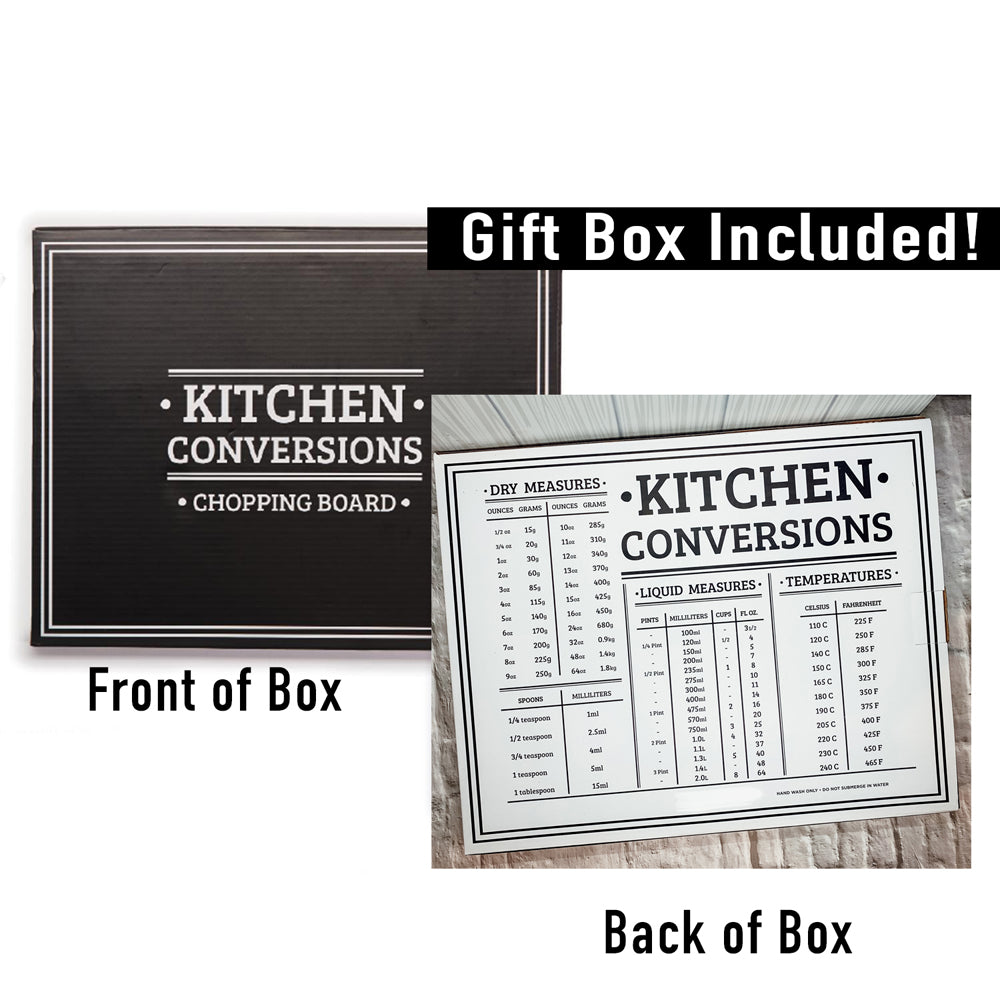 Bamboo Conversions Chart | 12.75x10"