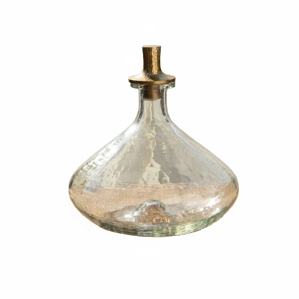 Pebbled Decanter Wide