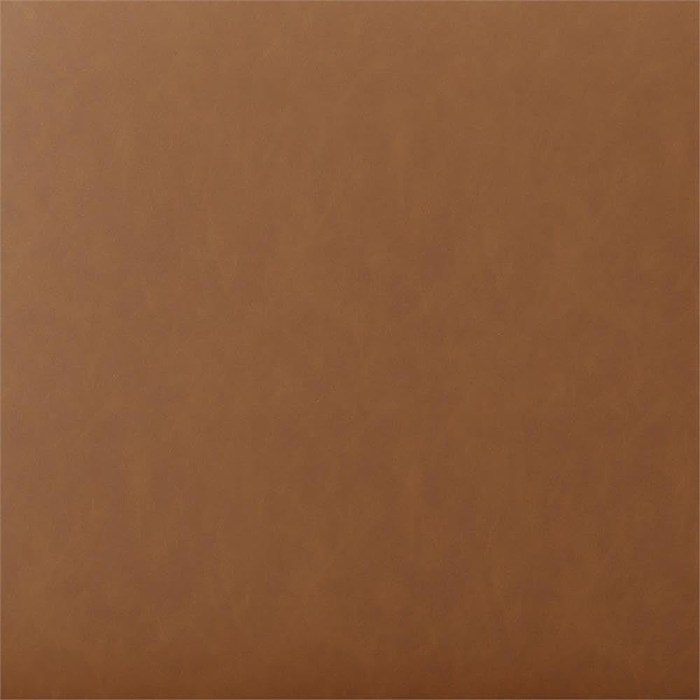 Eighteen Inch Caramel Brown Square Ottoman Footstool