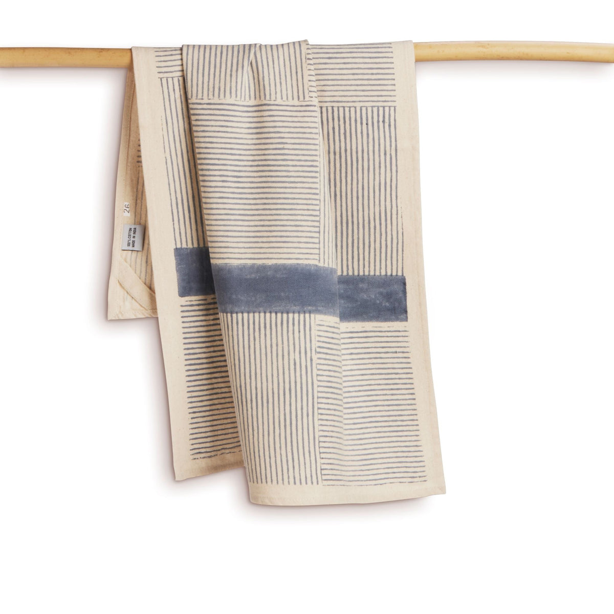 Hand Block Printed Kitchen Towels - Set of 2