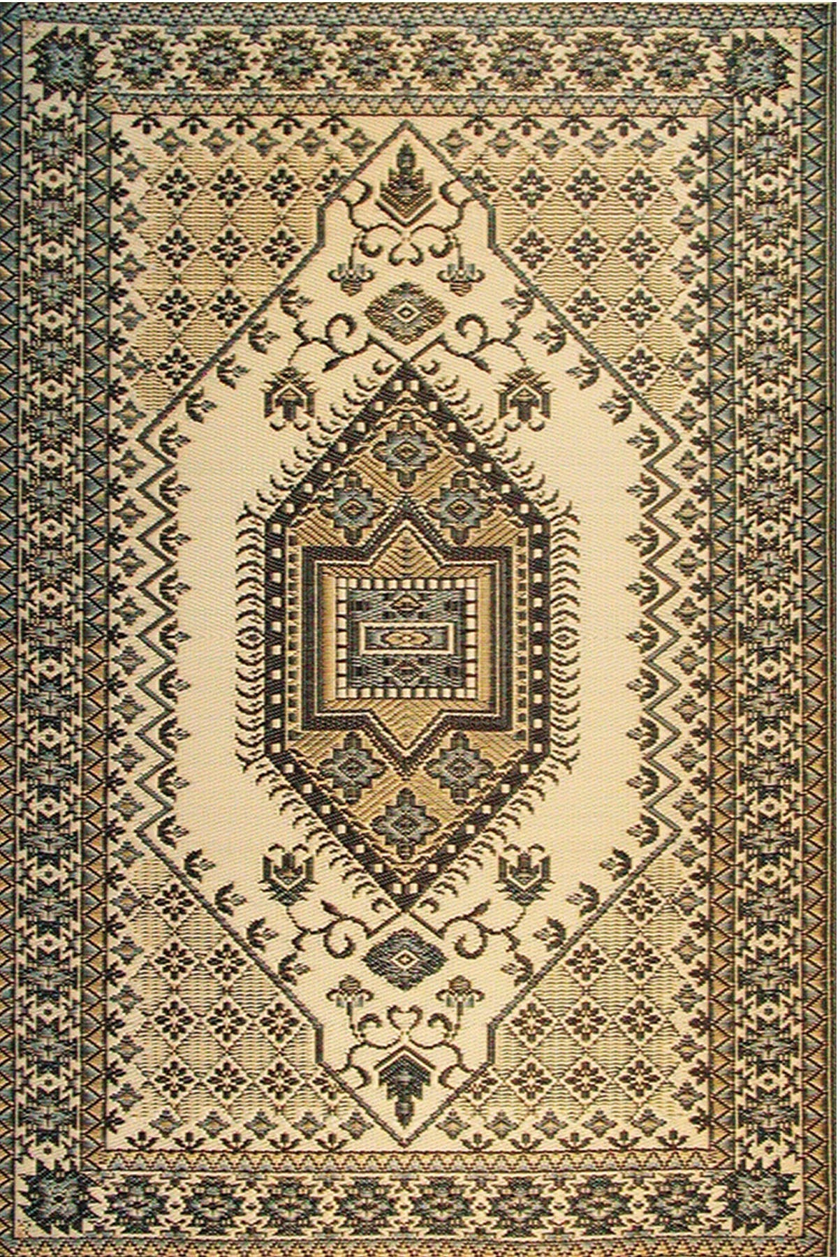 Turkish Black & Brown Reversible Outdoor Mat