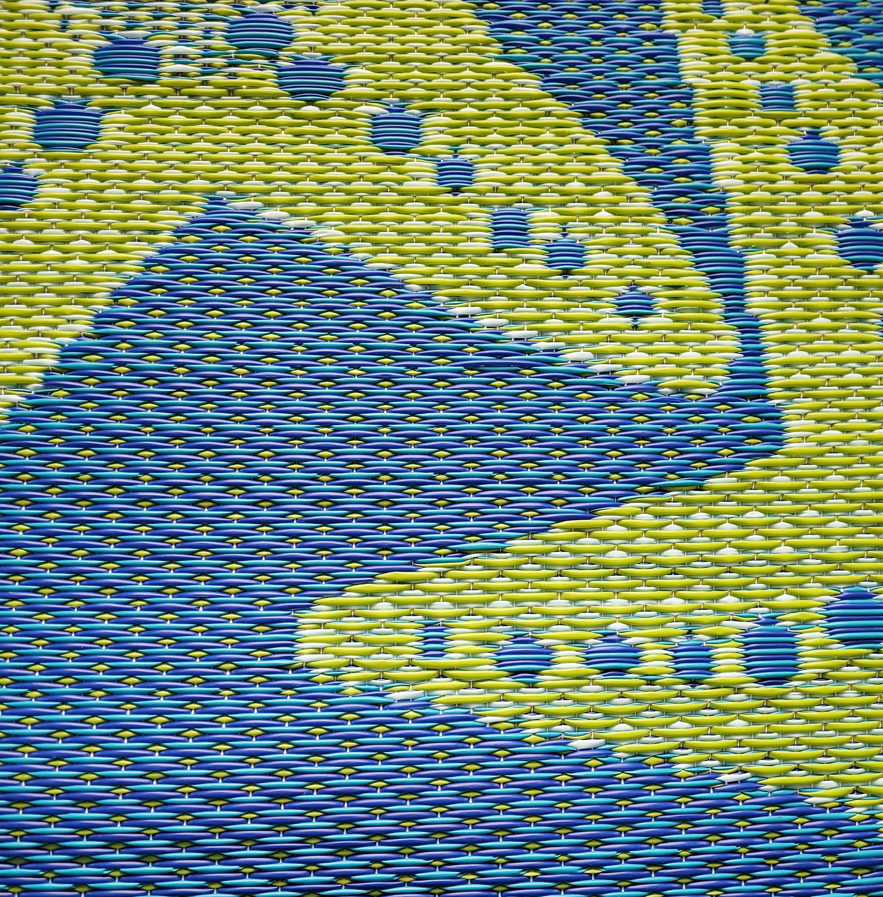 Starfish Blue & Green Reversible Outdoor Mat