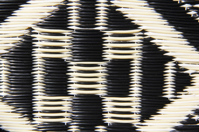 Scotch Black & White Reversible Outdoor Mat